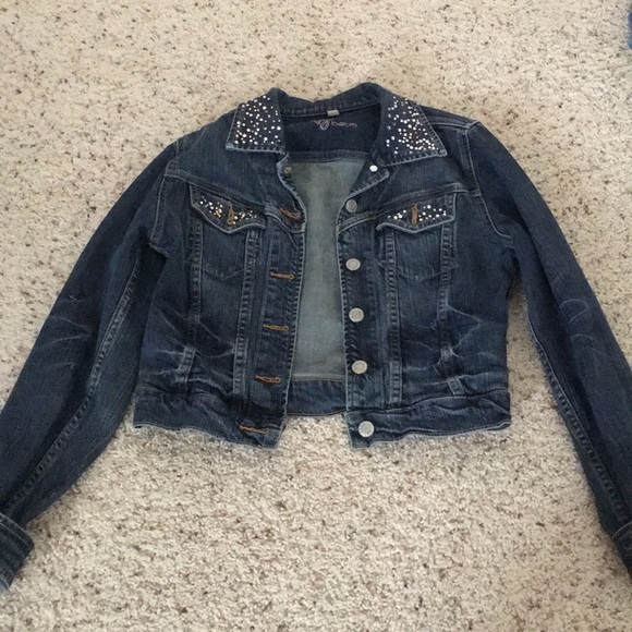 bebe jean jacket